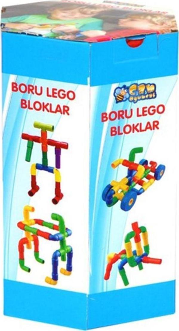 Can Oyuncak Boru Yapı Blokları 42 Parça HC1017 - Image 1