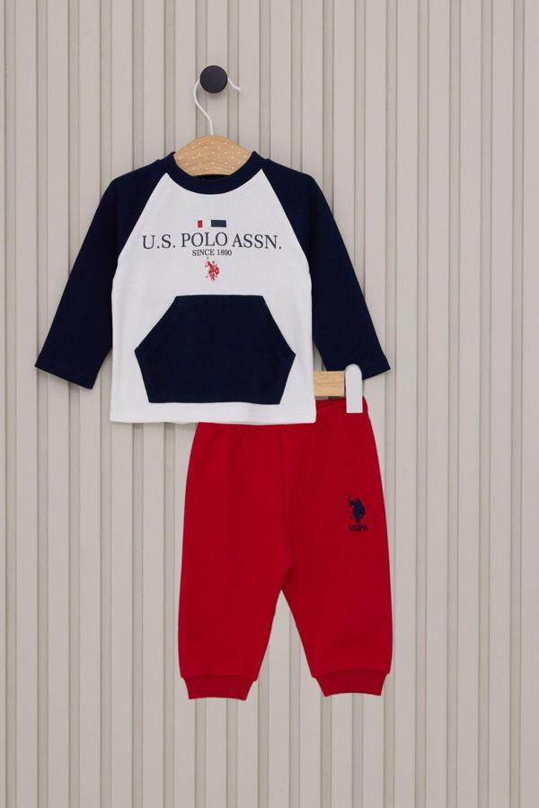 U.s. Polo Assn Erkek Bebek Krem Bebek Takım - Image 1