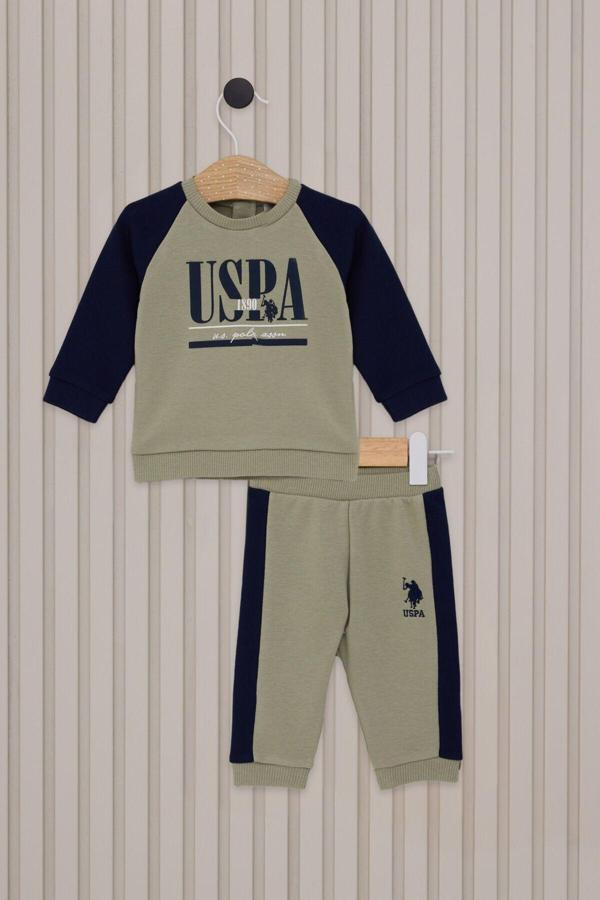 U.s. Polo Assn Erkek Bebek Yeşil Bebek Takım - Image 1