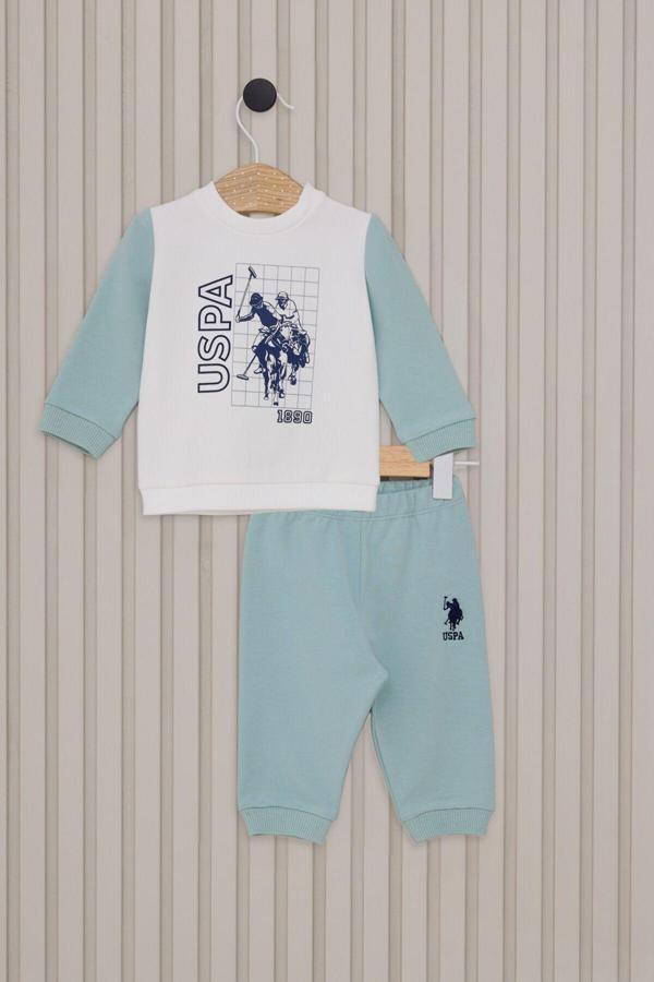 Erkek Bebek Beyaz 2'li Bebek Takım - Image 1