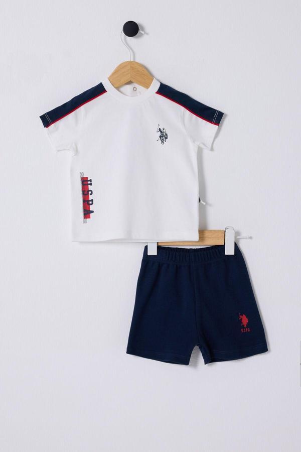 U.S. Polo Assn. Erkek Bebek Kırmızı Bebek Takım - Image 1