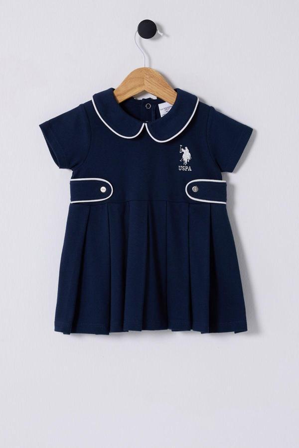 U.S. Polo Assn. Kız Bebek Lacivert Elbise - Image 1