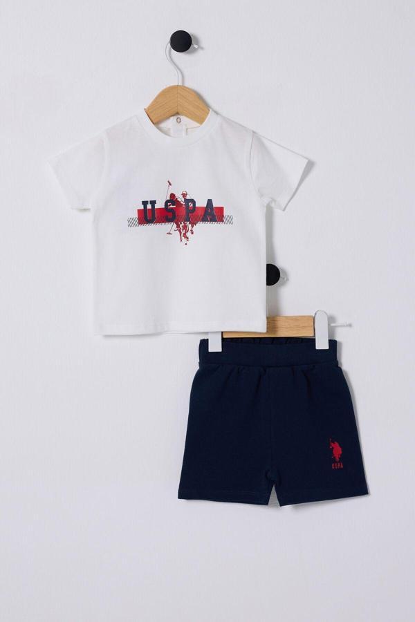 U.S. Polo Assn. Erkek Bebek Kırmızı Bebek Takım - Image 1
