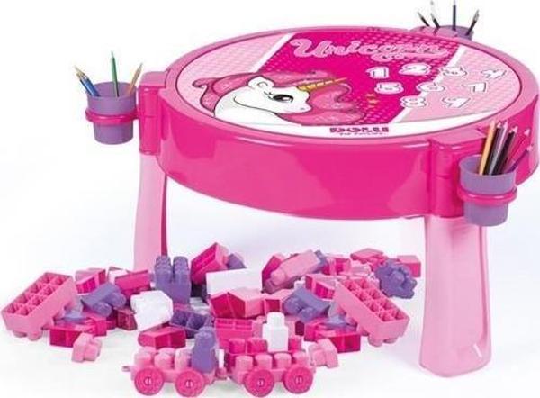 DOLU UNICORN 100 PARÇA BLOKLU AKTİVİTE MASASI 2572 - Image 1