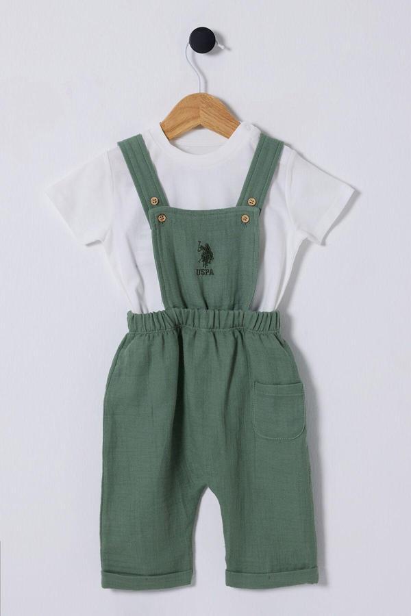 U.S. Polo Assn. Erkek Bebek Haki Bebek Takım - Image 1