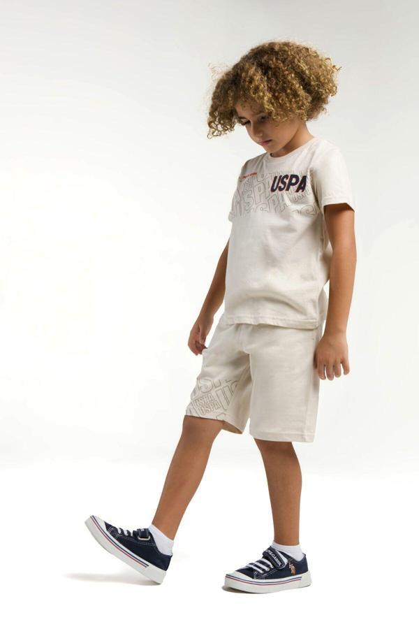 Erkek Çocuk Krem Bermuda Takım - Image 1