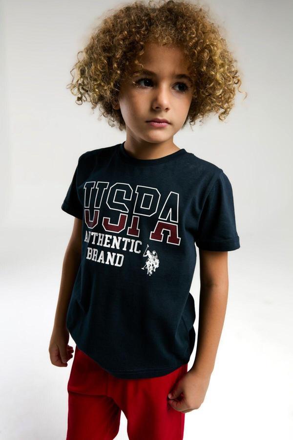 U.S. Polo Assn. Erkek Çocuk Lacivert Bermuda Takım - Image 1