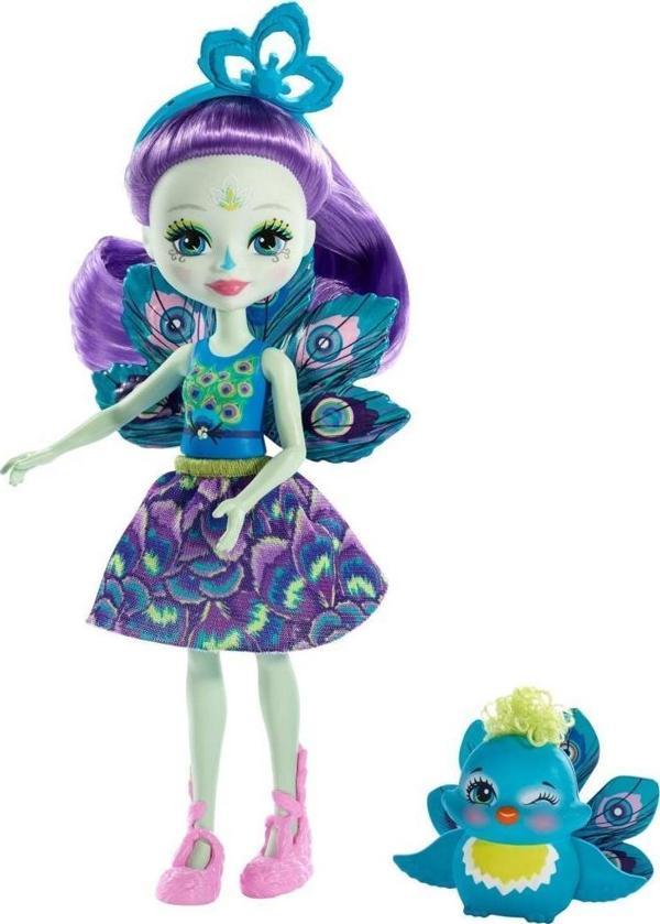 Enchantimals Ana Karekter Bebekler - Tavuskuşu ve Flap FXM74 DVH87 - Image 1