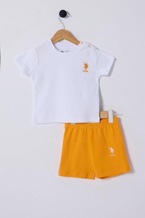 U.S. Polo Assn. Erkek Bebek Beyaz Bebek Takım - Image 1