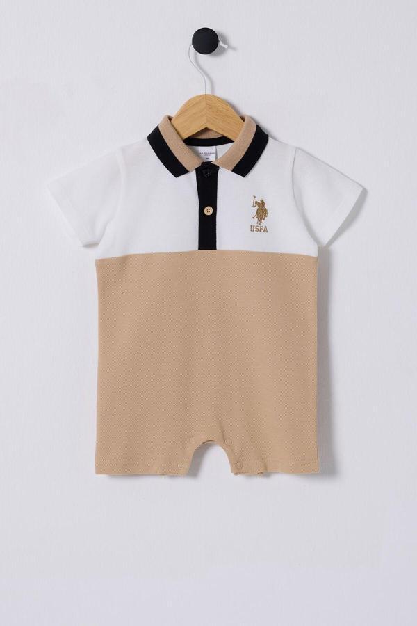 U.S. Polo Assn. Erkek Bebek Krem Tulum - Image 1