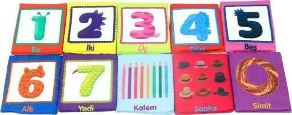 Birlik Oyuncak BİRLİK BABYCİM EĞİTİCİ YUMUŞAK KARTLAR SAYILAR OBJELER URT003-01 - Image 1