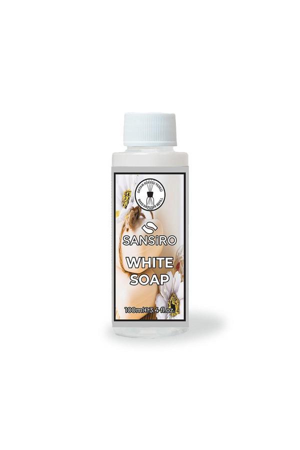 Sansiro White Soap 100Ml Yedek Çubuklu Ortam Kokusu - Image 1