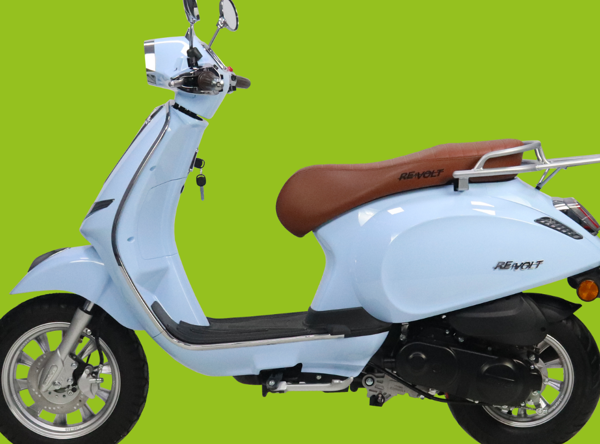 Volta Rs4 Benzinli Scooter 50 Cc Mavi - Image 1