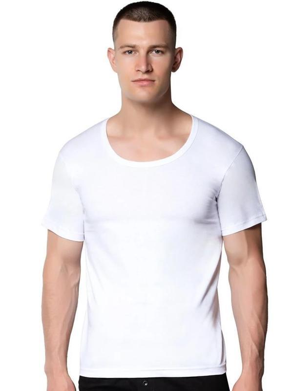 6 Adet Sedef Yıldız Erkek Penye Bisiklet Yaka Fanila Atlet 1003 - Image 1