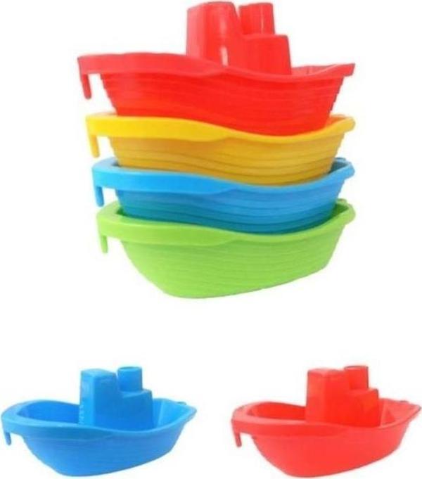 Erdem Oyuncak Renkli Mini Tekne 3lü Set EMT-01 - Image 1