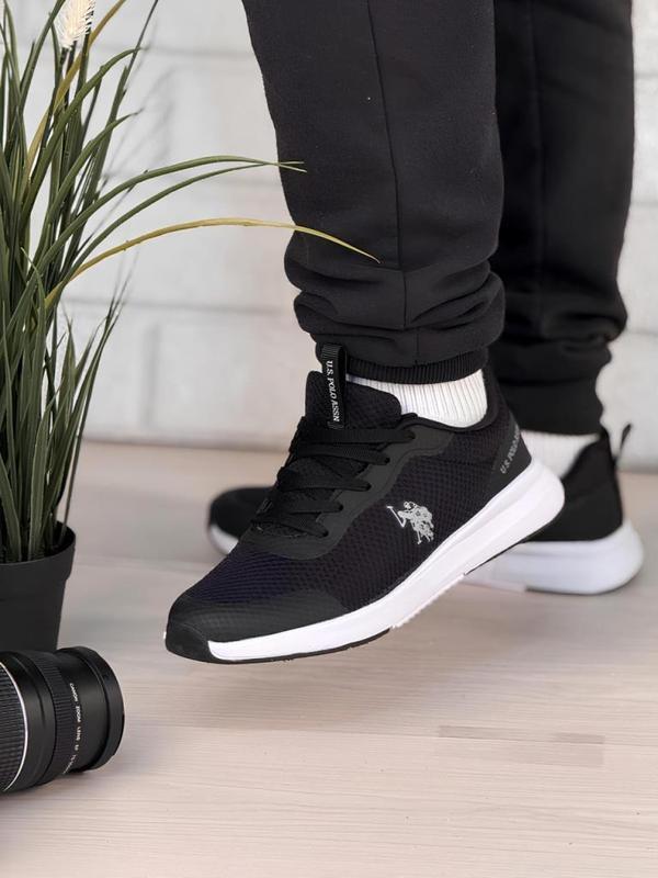 U.S.POLO ASSN.SMART 5FX SİYAH COMFORT CASUAL SPOR AYAKKABI - Image 1