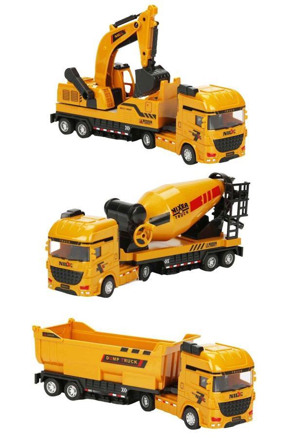 Sürtmeli İnşaat Araçları 3'lü - Minik İnşaatçılar İş Başında! - Image 1
