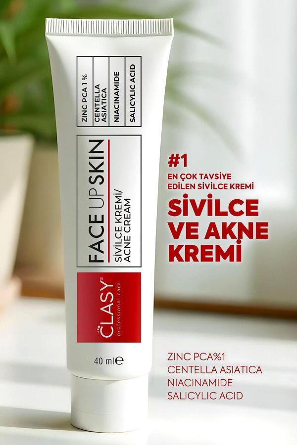 Clasy Care Face Up Skin Sivilce Kremi 40 - Image 1