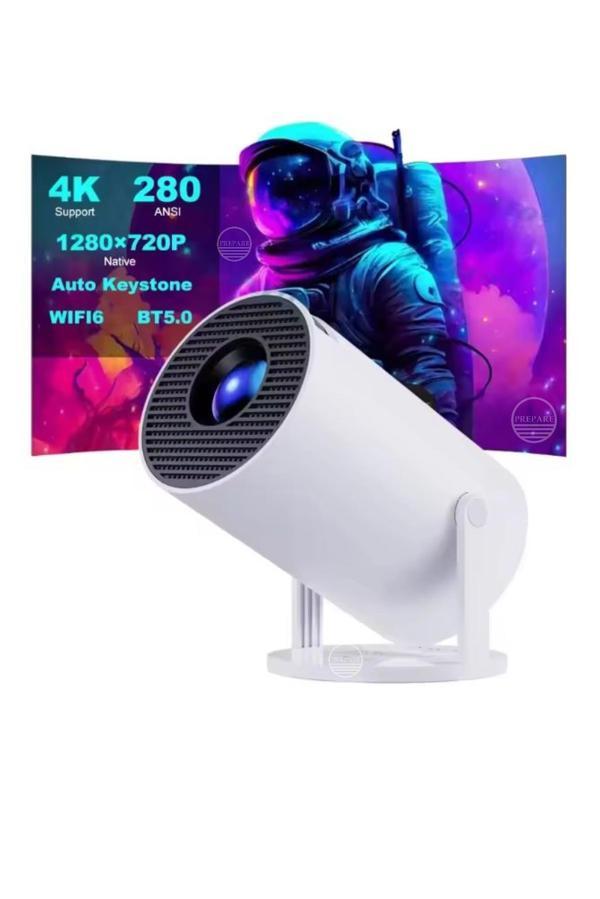 130 inç Ultra Pro HD 4K Destekli Projeksiyon Spotlight 720p Projeksiyon Cihazı 160 Ansi Lümen - Image 1