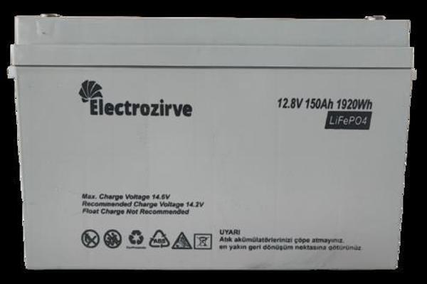 Electro Zirve 12.8V 150Ah Lityum Akü (LifePO4) - Image 1