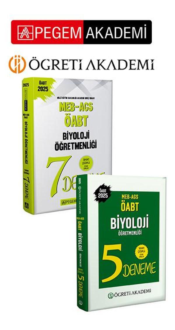 PEGEM AKADEMİ 2025 MEB AGS ÖABT Biyoloji Öğretmenliği Tamamı Çözümlü 5 Deneme + 2025 MEB-AGS-ÖABT Bi - Pegem Akademi Yayıncılık - Image 1