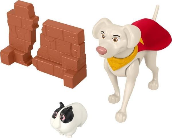Fisher-Price DC League Of Super Pets Aksiyon Figür KRYPTO HGL08 HGL12 Evcil Hayvanlar Aksiyon Figürleri - Image 1