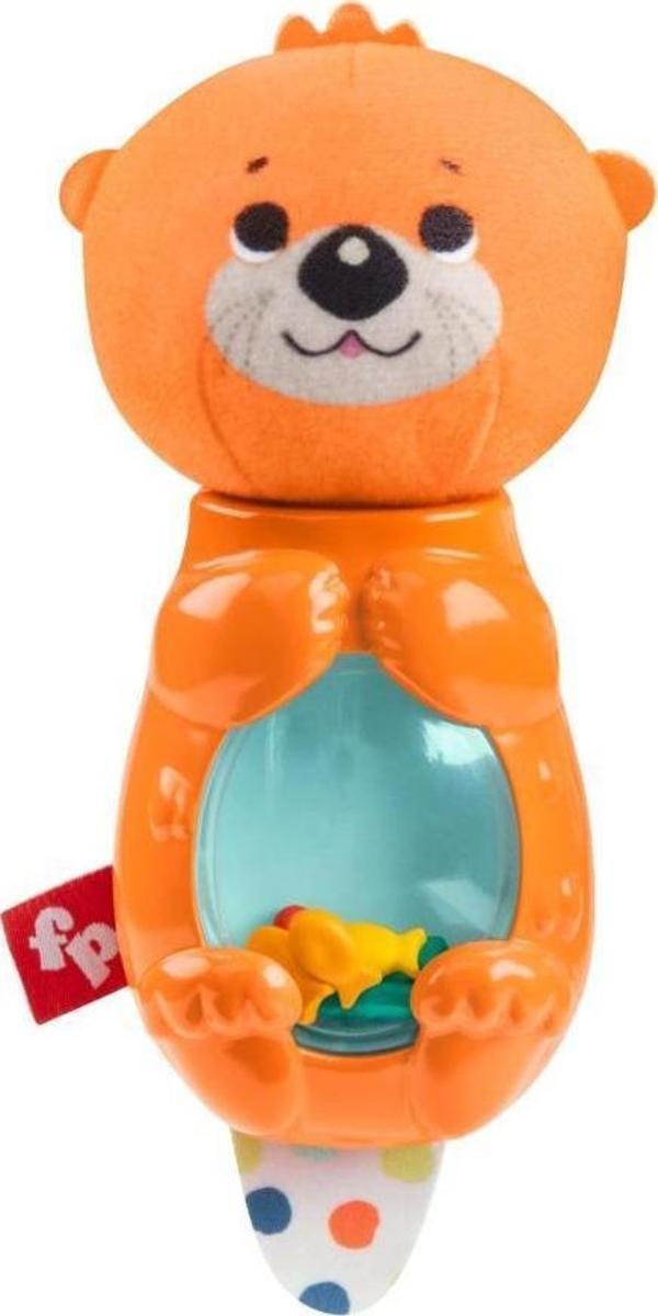Fisher-Price Eğlenceli Arkadaşlar Dişlik ve Çıngıraklar, Su Samuru FXC21 - Image 1