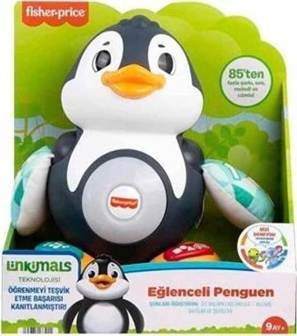 Fisher-Price Linkimals Eğlenceli Penguen HMV93,Sesli Müzikli Oyuncak Penguen - Image 1