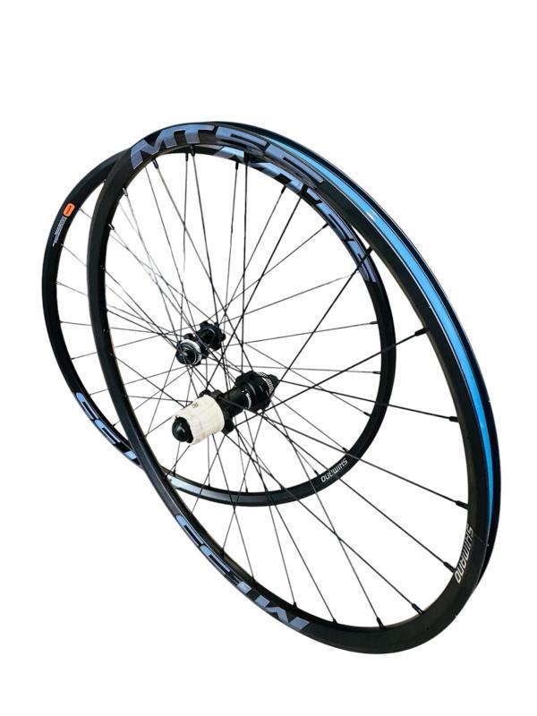 Shimano Wh-Mt55  Ön/Arka 26''Jant Seti Siyah Qr-Mandal Centerlock Disk Kaset Dişli Jant Seti - Image 1