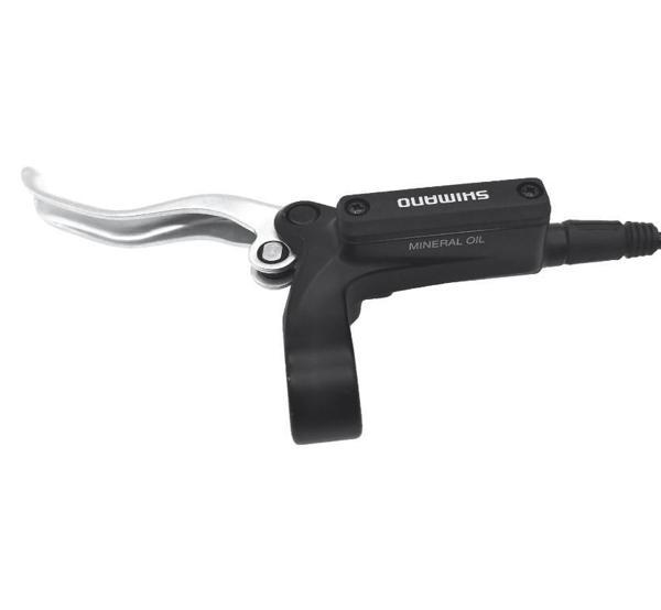 Shimano BL-M486 Bisiklet Ön Fren Kolu Hidrolik Disk Fren Sol Kol Siyah Gri Tek Sol Fren Kol - Image 1