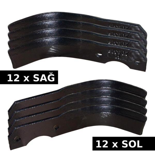 Taral 32S Çapa Makinası Bıçakları 24 Adet - Image 1
