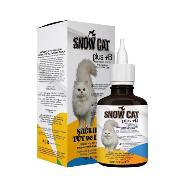 Snow Cat Tüy ve Deri Bakımı Multivitamin-Biotin 50 Ml (Tüy Dökümü Önleyici) - Image 1