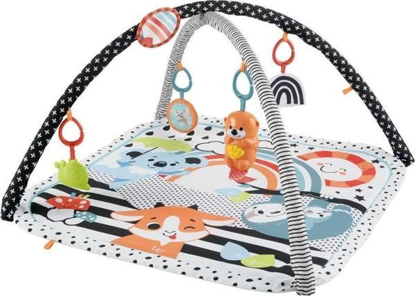 Fisher-Price Neşeli Hayvanlar 3'ü 1 Arada Jimnastik Merkezi HBP41 - Image 1