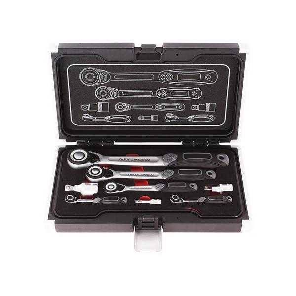 Brio Cırcır Kol Ve Adaptör Seti 8 Parça 1/2 - 1/4 - 3/8 - Image 1