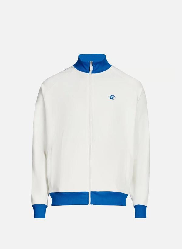 Guess Erkek Beyaz Castore Fermuarlı Sweatshirt - Image 1