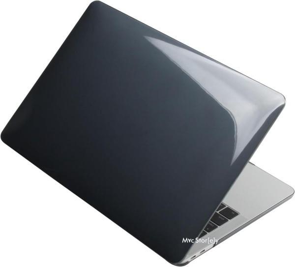 PDAteknoloji Macbook Pro Kılıf M1-M2 13.3 inç A1706-08 A1989 A2159 A2251 A2289 ile Uyumlu Kristal Siyah - Image 1