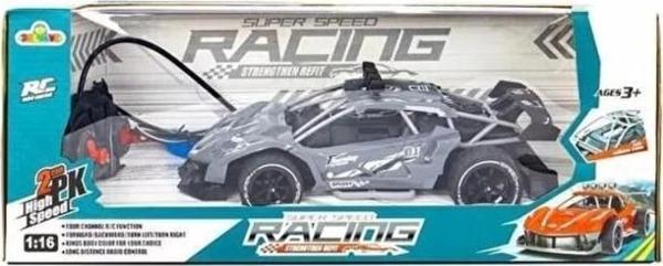 Galtoys 1:16 F/F Şarjlı Uzaktan Kumandalı Racıng Car Yarış Arabası Gri BW333-196 - Image 1