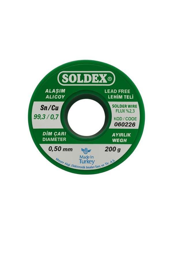 SOLDEX 0.5 MM 200 GR KURŞUNSUZ LEHİM TELİ - Image 1