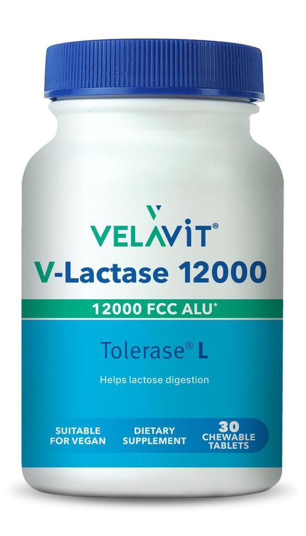 V-Lactase 12000 Laktaz Enzimi İçeren Takviye Edici Gıda - Image 1