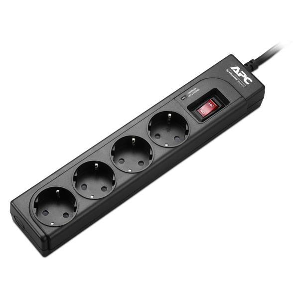 Schneider APC 4 ÇIKIŞLI 1MT KABLOLU AKIM KORUMALI PRİZ P43B-RS - Image 1