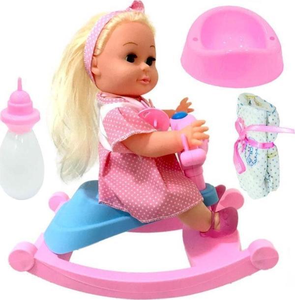 Global Toys Roza Panda Salıncaklı BEBEK GL100118 - Image 1