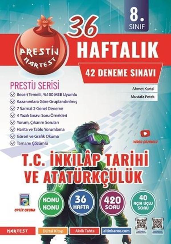 8. Sınıf Haftalık T.c. İnkılâp Tarihi Ve Atatürkçülük Denemeleri - Altın Nokta Yayınları - Image 1