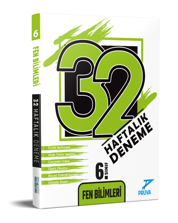 6. Sınıf Fen Bilimleri 32 Haftalık Deneme - Pruva Akademi - Image 1