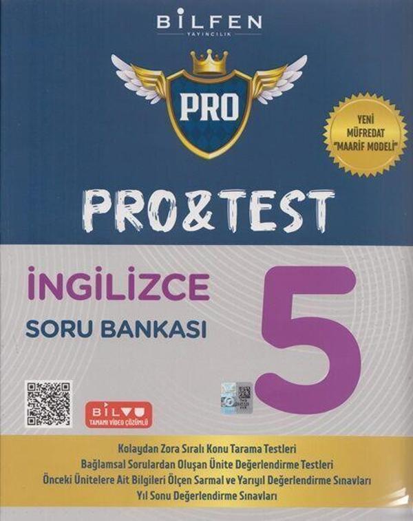 5. Sınıf İngilizce Protest Soru Bankası - Bilfen Yayınları - Image 1