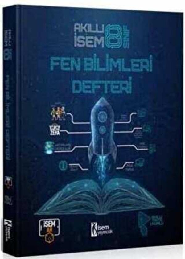 8. Sınıf Akıllı İsem Fen Bilimleri Defteri - İsem Yayıncılık - Image 1