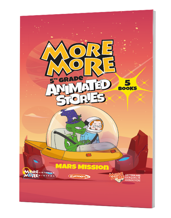 More & More 5 Animated Stories – MARS MISSION - Kurmay Yayınları - Image 1