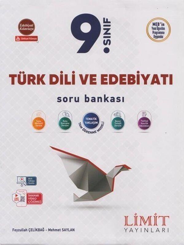 9. Sınıf Türk Dili ve Edebiyatı Soru Bankası - Limit Yayınları - Image 1