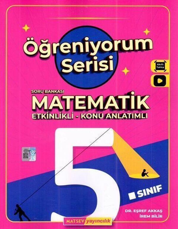 5. Sınıf Öğreniyorum Matematik Soru Bankası - Matsev Yayınları - Image 1