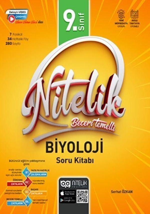 9.Sınıf Biyoloji Soru Kitabı Beceri Temelli - Nitelik Yayınları - Image 1