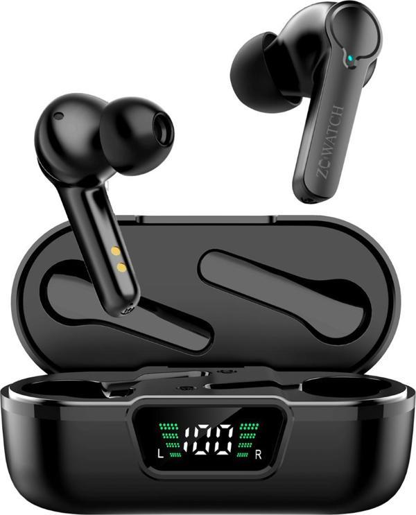 ZCWATCH E0425 ANC/ENC Aktif Gürültü Engelleme 4 Mikr. Bluetooth 5.3 Tws Kulaklık, 470 Mah Wireless Şarj (ZCWATCH Türkiye Garantili) - Image 1